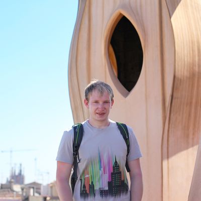 Joel At Casa Mila