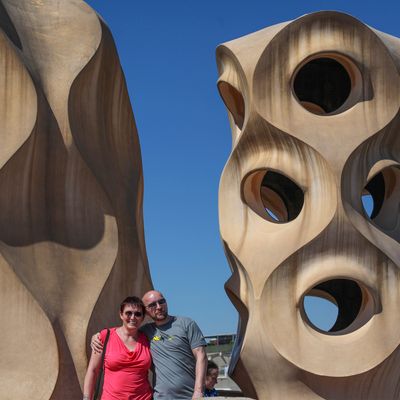 Mum And Steve At Casa Mila