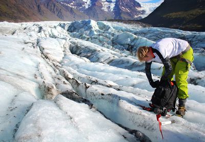 Joel Falljokull Glacier