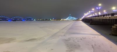 Frozen Daugava River