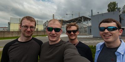 Group Selfie At Reactor Four