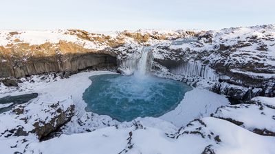 Aldeyjarfoss From The Ridge