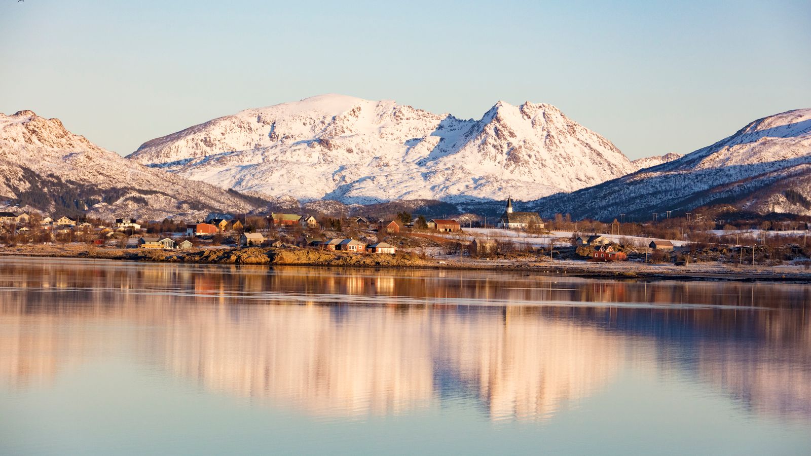 town-reflection