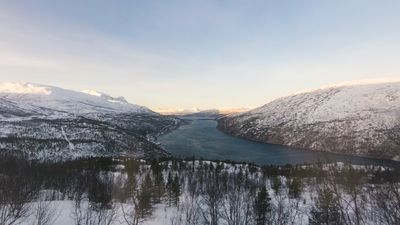 View Of Rombaksbotn From Train