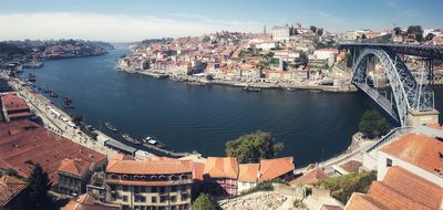 View Out Over The Dom Luis I Bridge