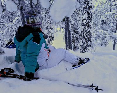 Rachel Snowshoeing