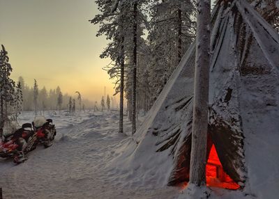 Snowmobile Trip Tipi