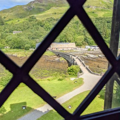 Eilean Donan Castle from inside