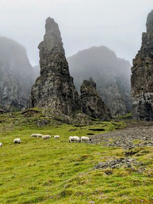 The Quiraing in the fog