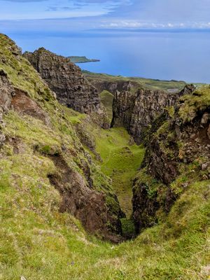 The Quiraing after climbing to the top