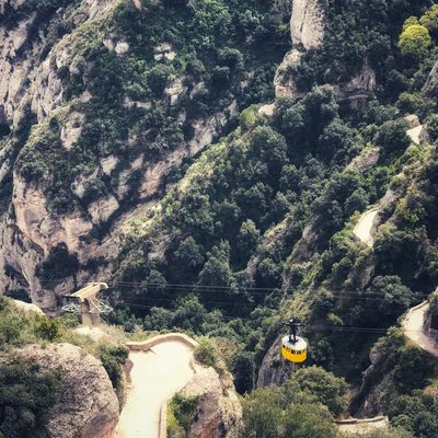 Montserrat Cable Car Below